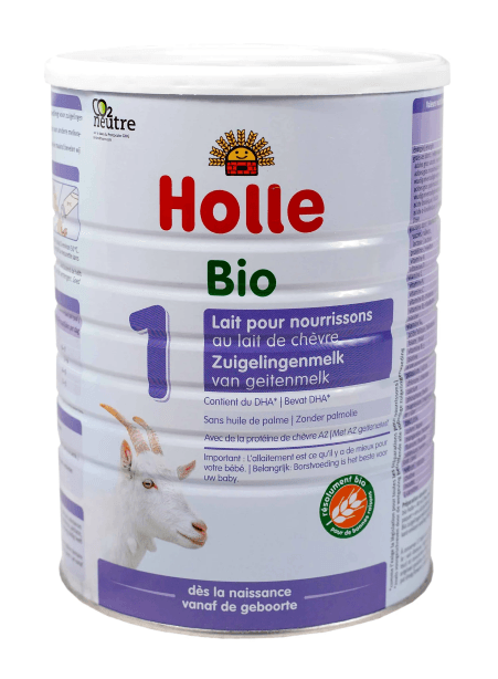 Large 28oz Holle Goat Stage 1 (0-6 Months) Organic (Bio) Infant Milk Formula (800g) - Grow Organic Baby