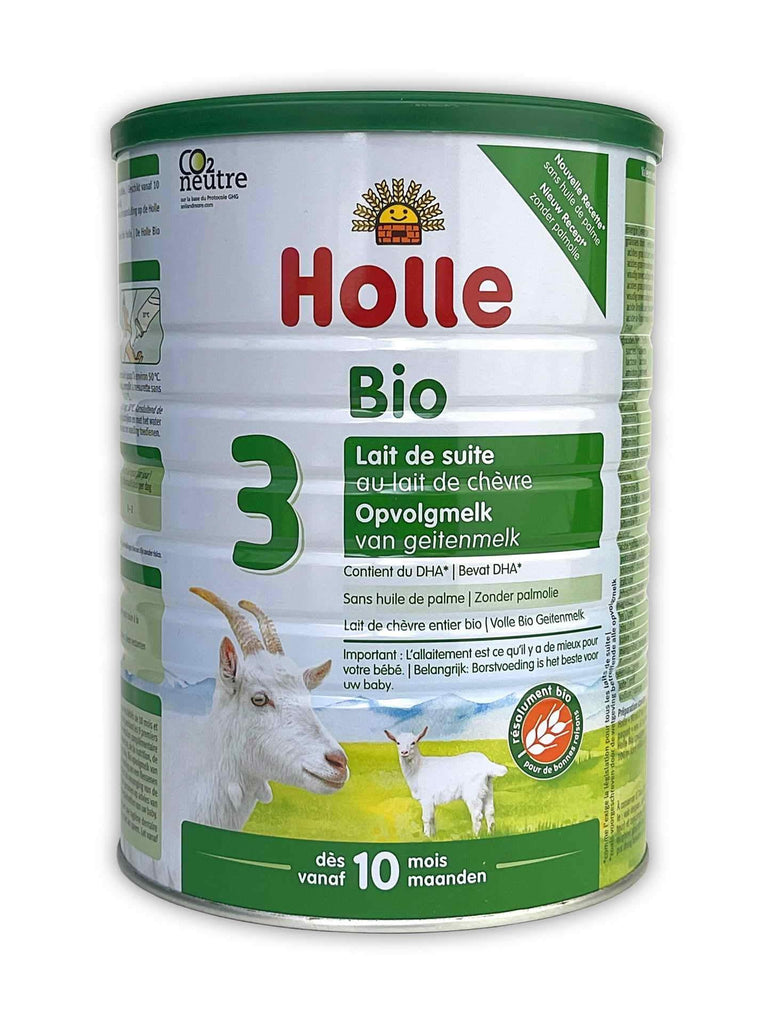 Large 28oz Holle Goat Stage 3 (10 Months+) Organic (Bio) Infant Milk Formula (800g) - Grow Organic Baby