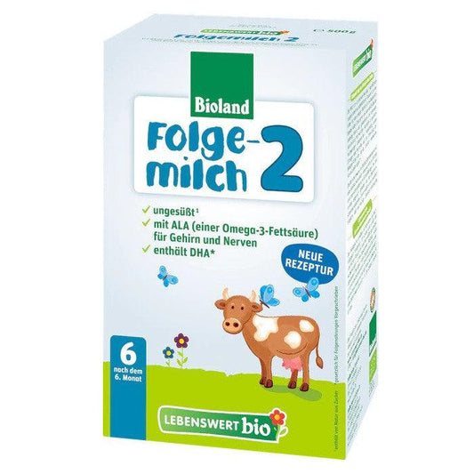 Lebenswert Bio Stage 2 (6-10 Months) Organic Follow On Infant Milk Formula (500g/18oz) - Grow Organic Baby