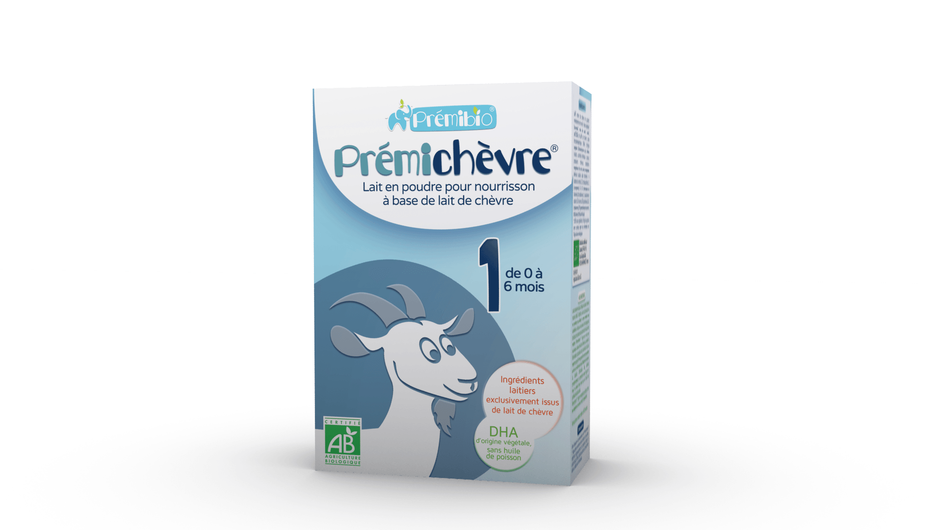 Premibio Goat Milk Stage 1 (0-6 months) Organic Infant Formula (600g/21oz) - Grow Organic Baby