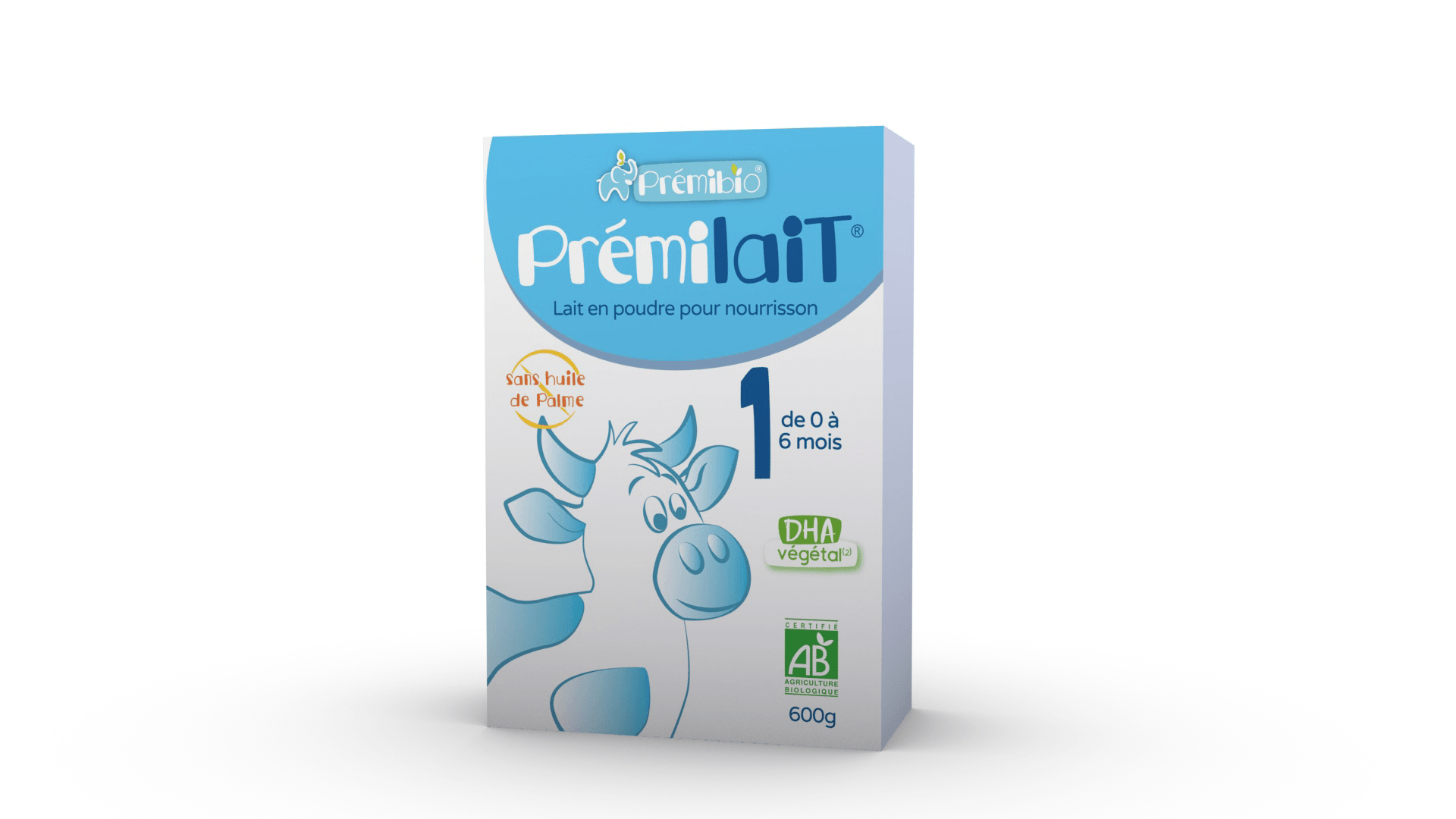 Premibio Premilait Cow Milk Stage 1 (0-6 months) Organic Infant Formula (600g/21oz) - Grow Organic Baby