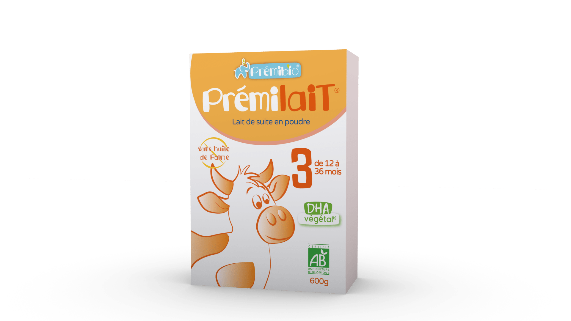 Premibio Premilait Cow Milk Stage 3 (12 months+) Organic Toddler Formula (600g/21oz) - Grow Organic Baby