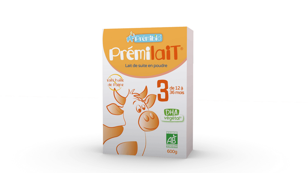 Premibio Premilait Cow Milk Stage 3 (12 months+) Organic Toddler Formula (600g/21oz) - Grow Organic Baby